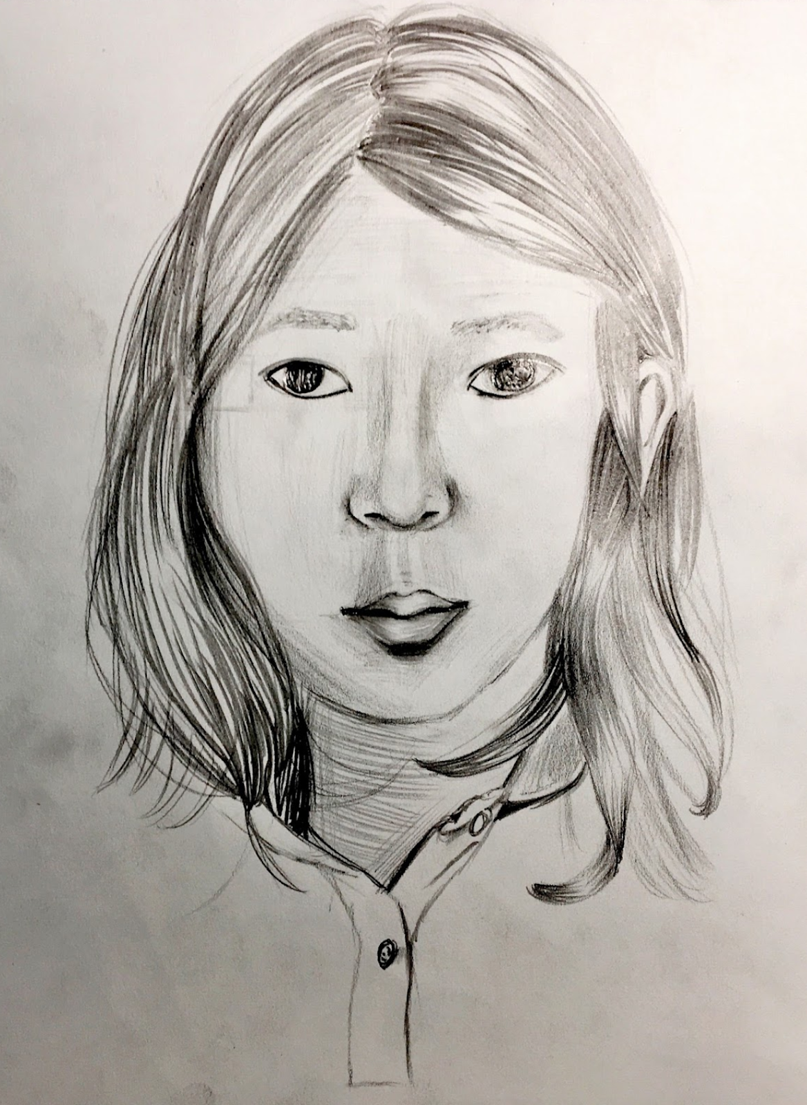 Mr. Laurence Art Blog Art 1SelfPortrait Drawing A+