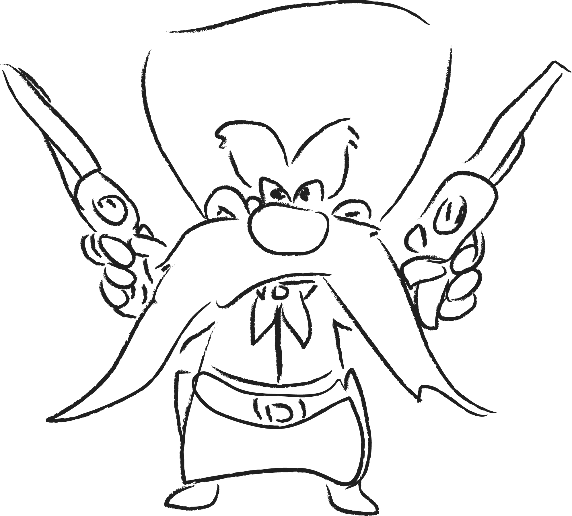 Funny Cartoon Characters To Draw Cartoon Drawings Drawing Easy Funny