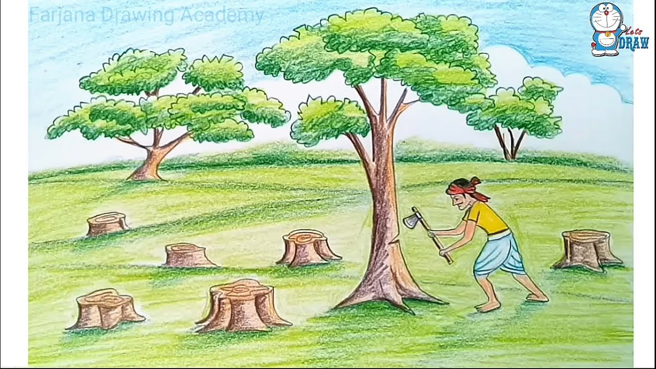 Deforestation Drawing at Explore collection of
