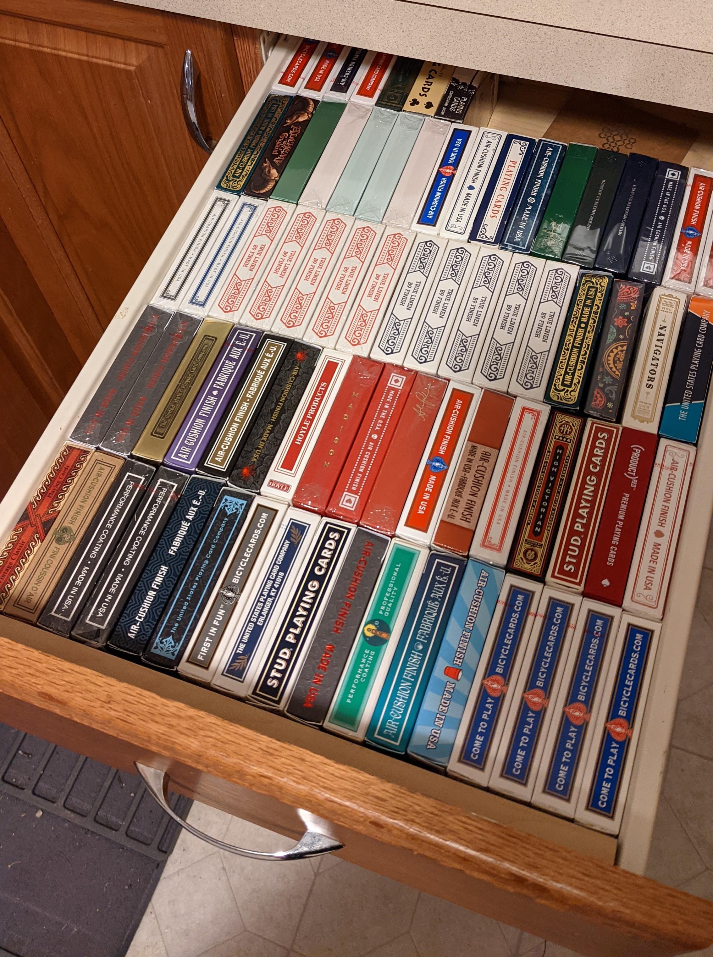 Do you have a playing card drawer? r/playingcards