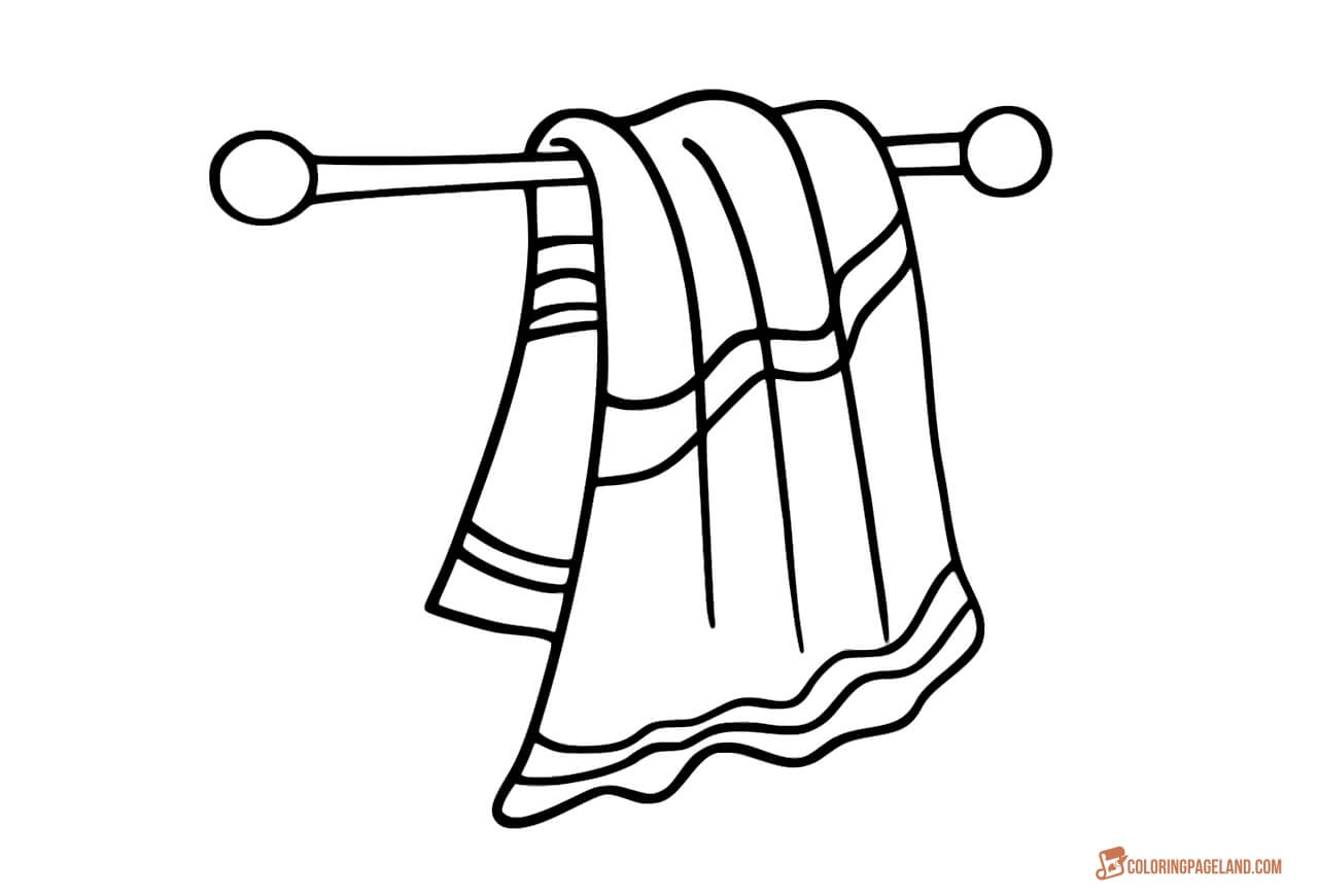 Towel Page Coloring Pages