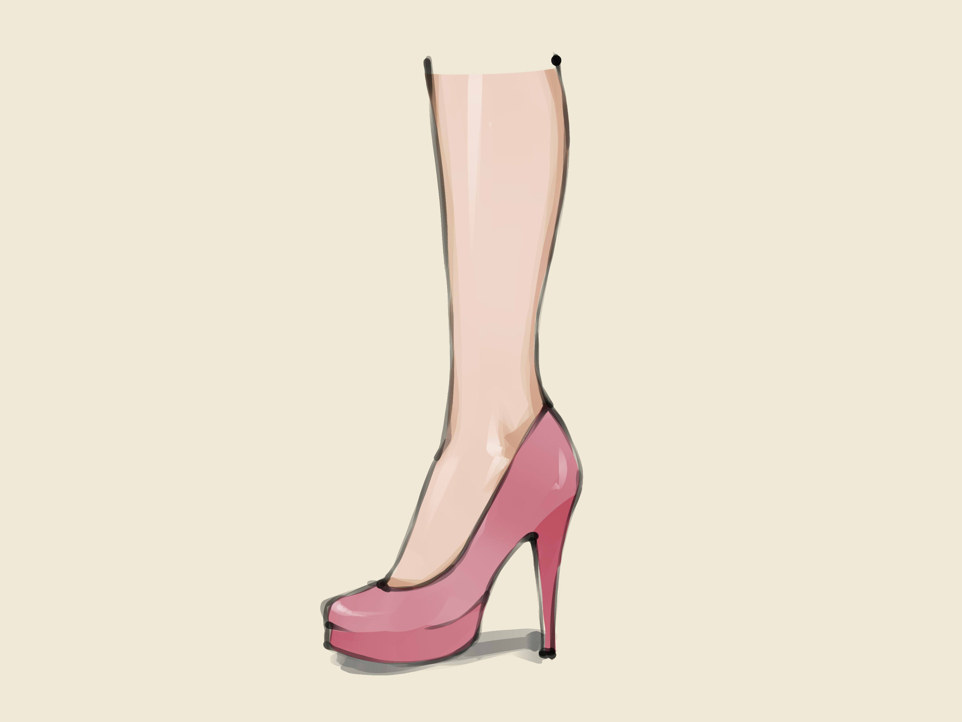 How to Draw Heels 9 Steps (with Pictures) wikiHow