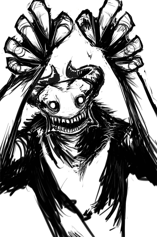 Scary Monster Drawing at GetDrawings Free download