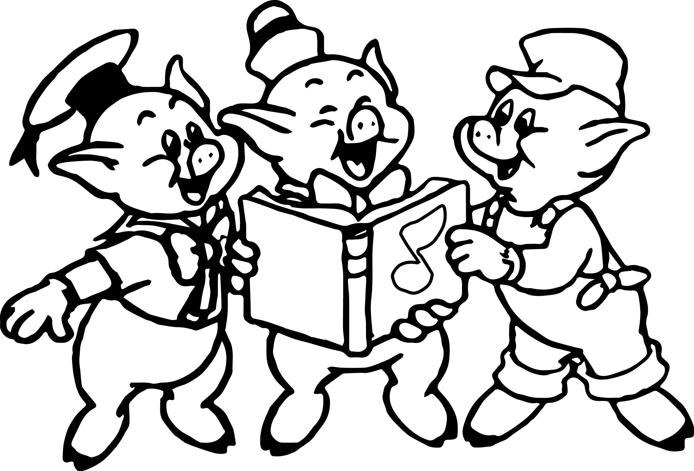 Three Little Pigs Drawing at GetDrawings Free download