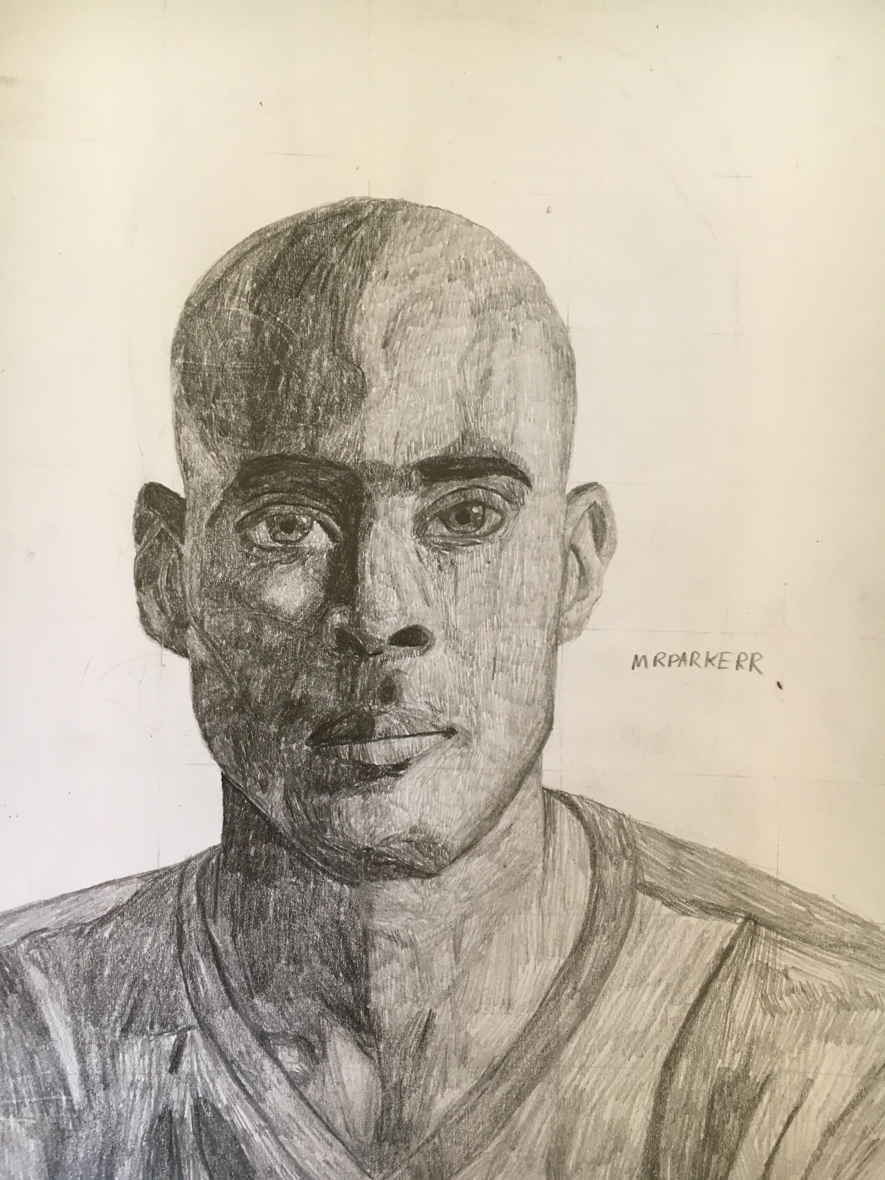 Drawing of David Goggins made by me r/davidgoggins