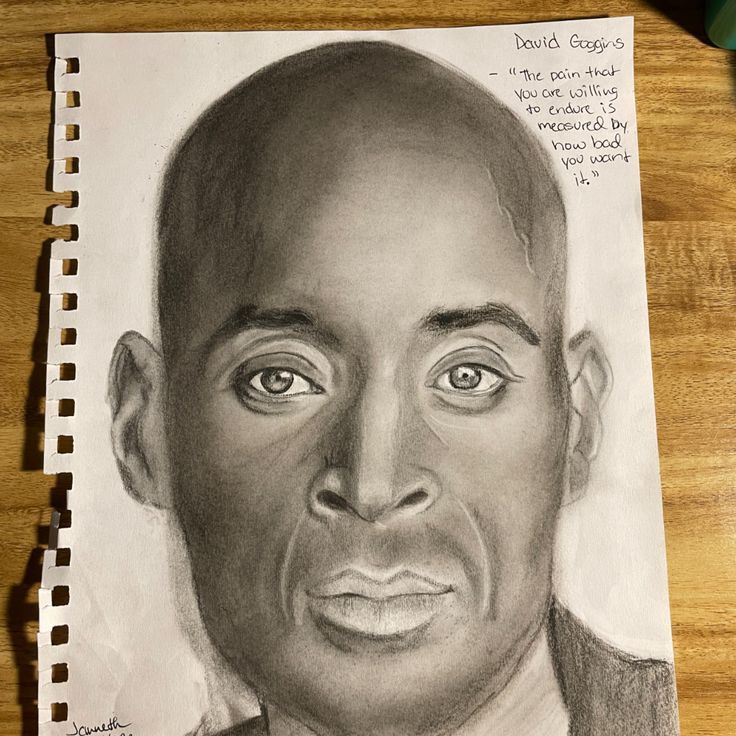 David Goggins Drawing in 2022 Drawings, Portrait tattoo, David goggins