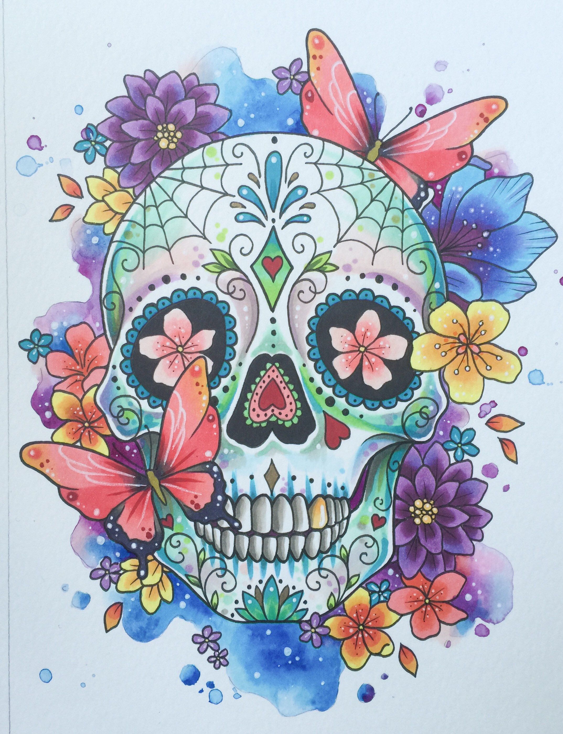 Pin by Gloria Silva on Skull Candy Sugar skull painting, Sugar skull