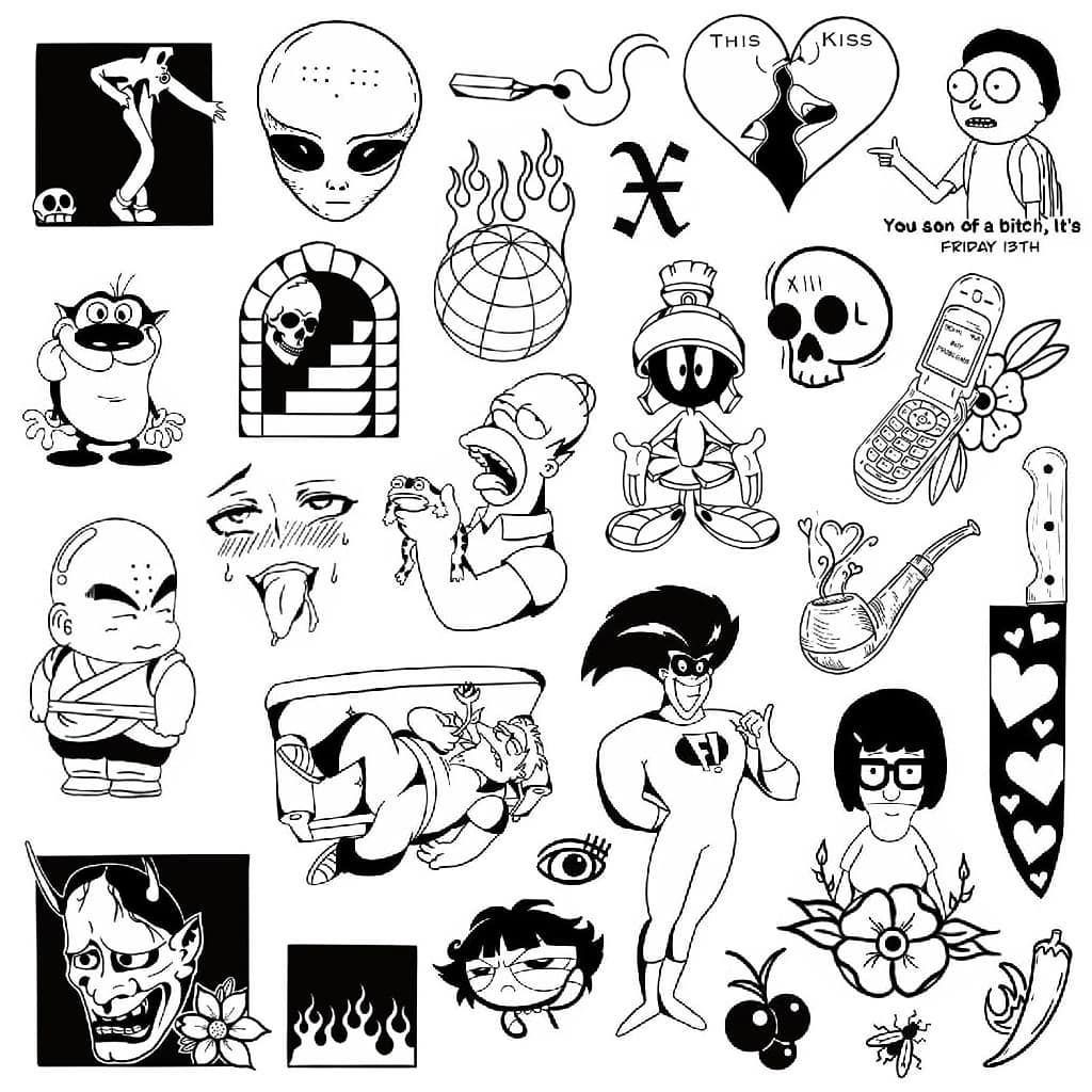 Learn To Draw Tattoo Flash