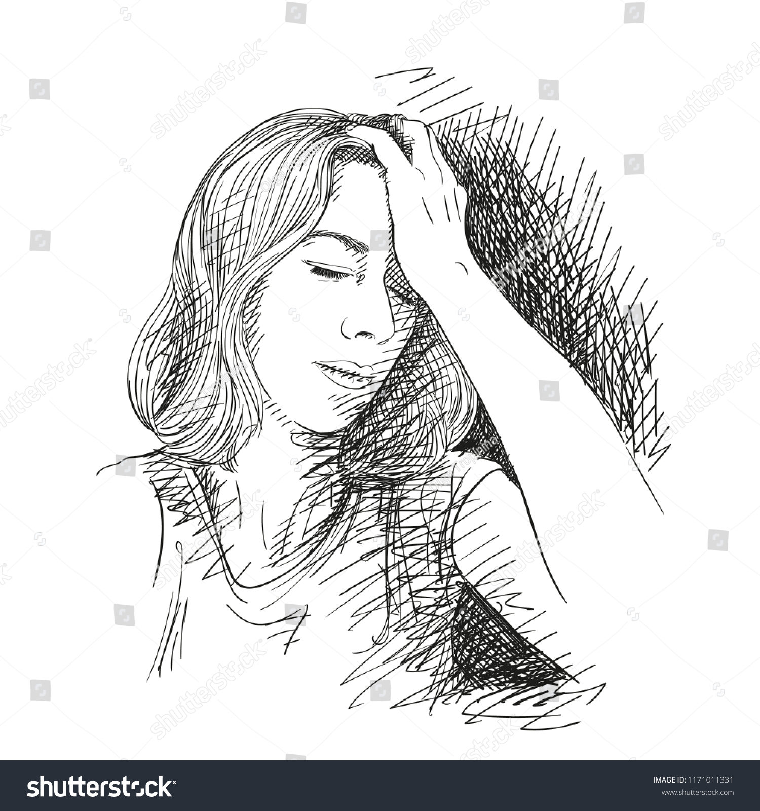 2,854 Headache Sketch Images, Stock Photos & Vectors Shutterstock