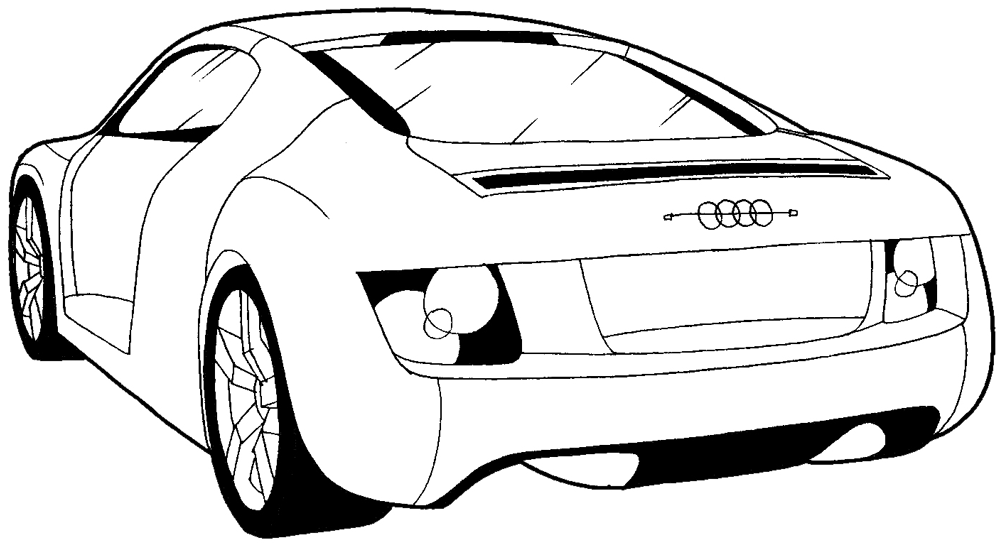 How to Draw the Back of a Car with Easy Step by Step Drawing Tutorial