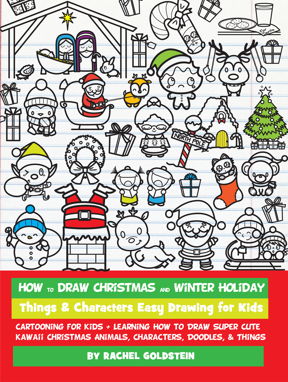 How to Draw Christmas and Winter Holiday Things & Characters Easy