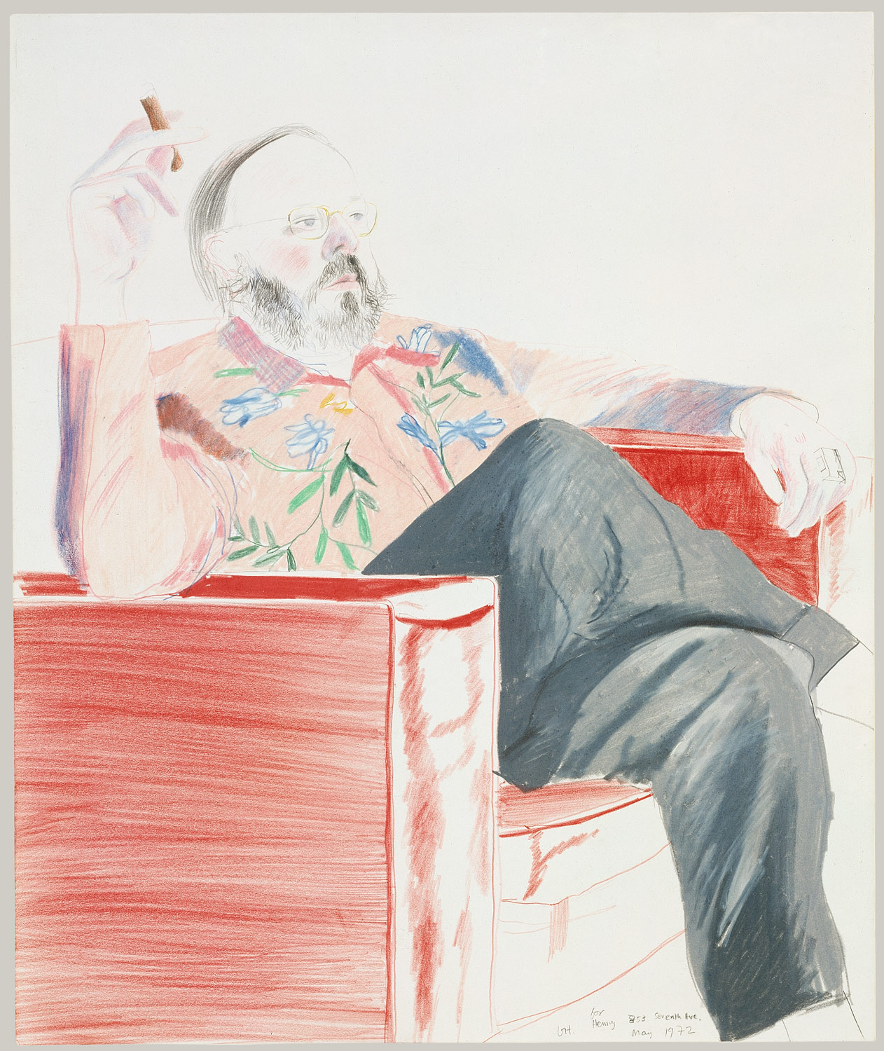Henry, Seventh Avenue David Hockney 1979.546 Work of Art