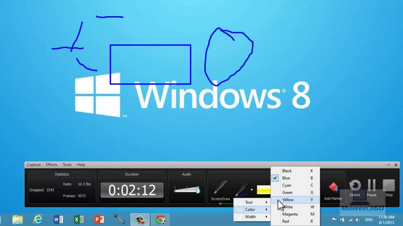 How To Draw On Your Computer Screen Using Camtasia Studio 8 YouTube