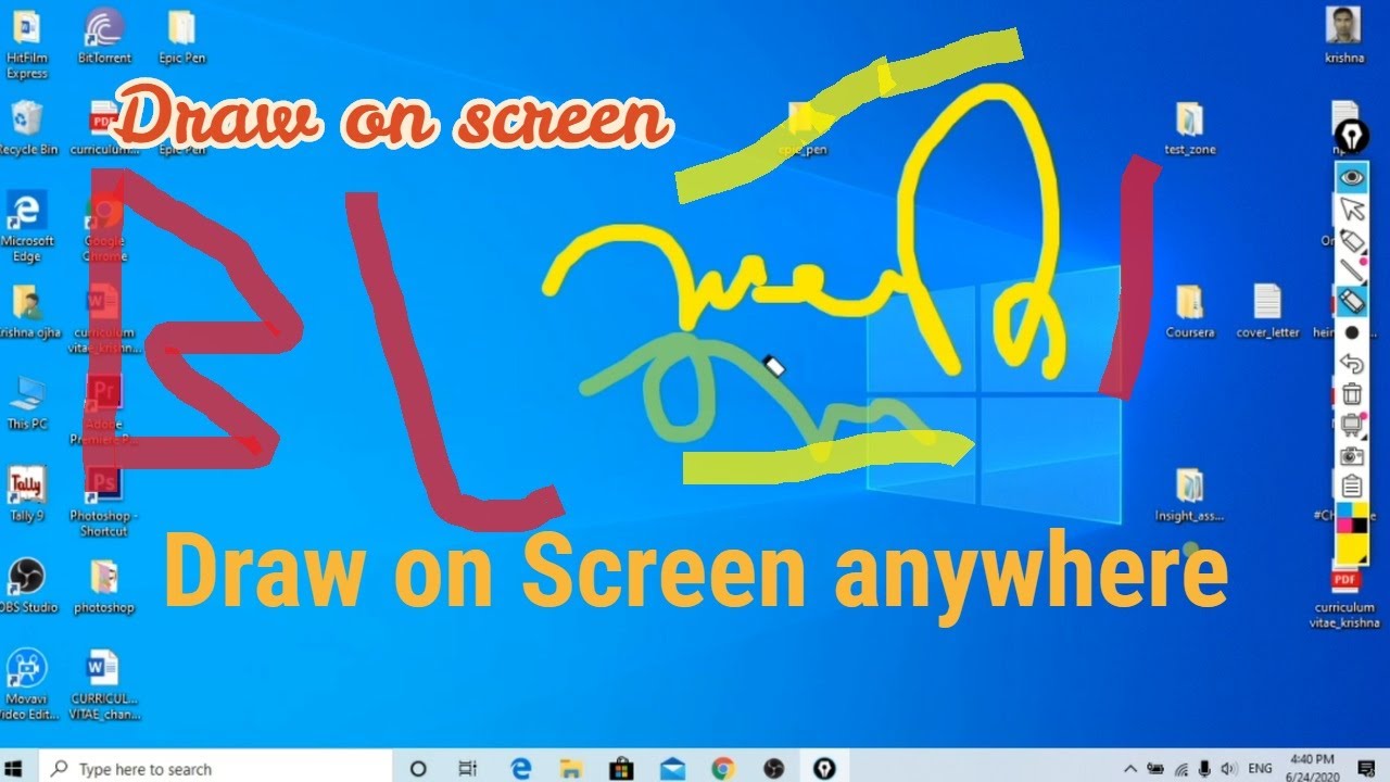 best free application to draw on a computer screen How to draw on