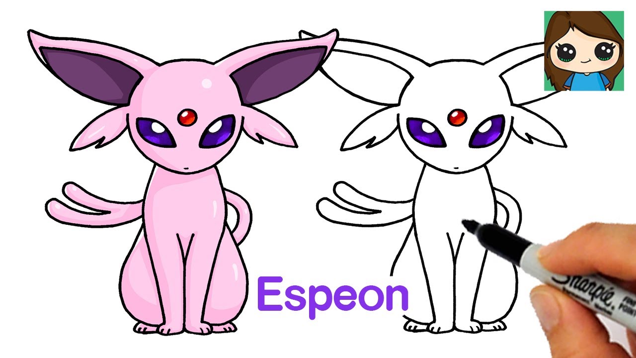 16+ How To Draw Espeon RachaelOcean