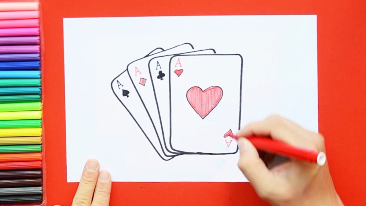 Playing Card Drawings Printable Cards