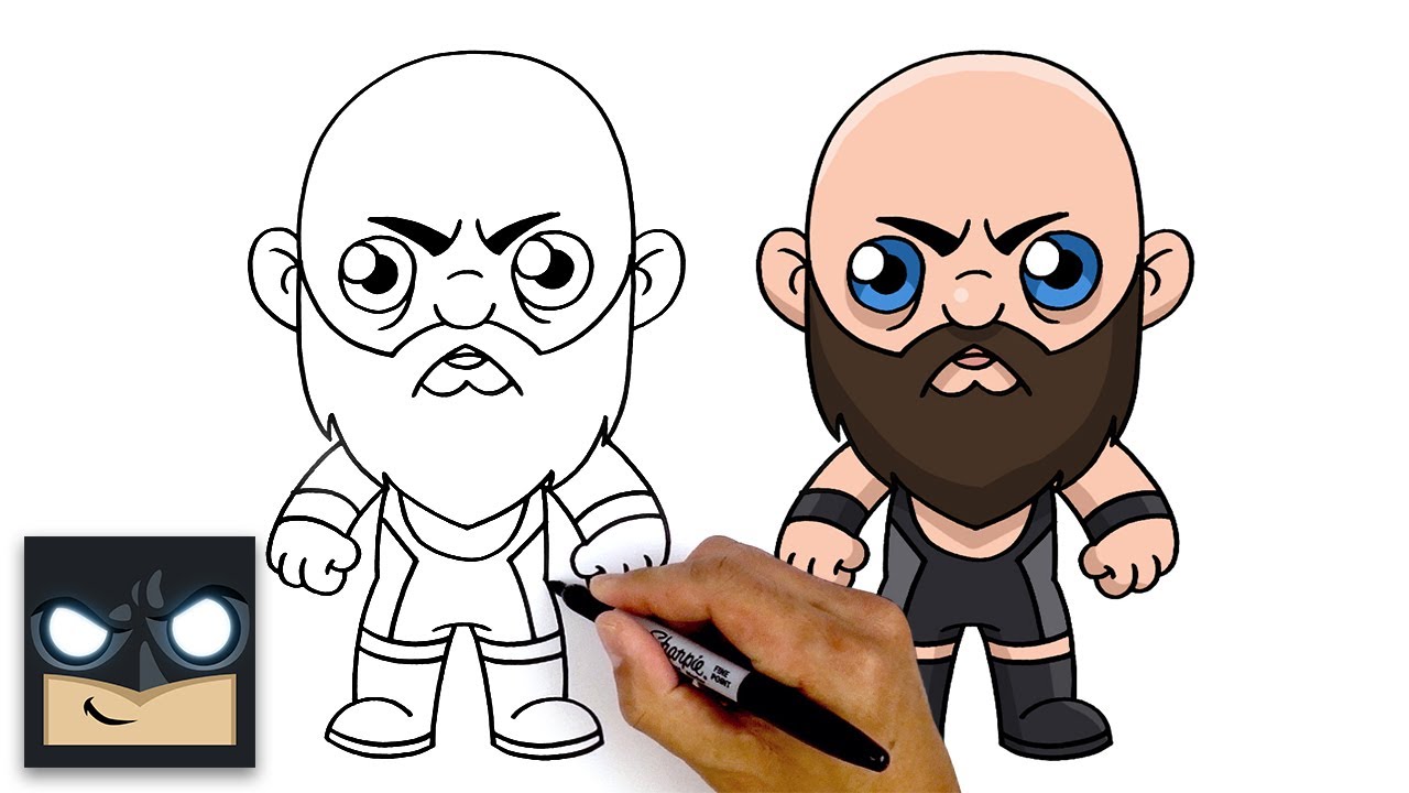 How To Draw The Big Show WWE Superstar Draw withme YouTube