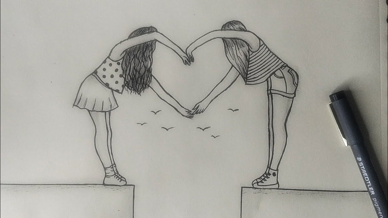 Bff Simple Cute Drawings Easy Step By Step imgloaf