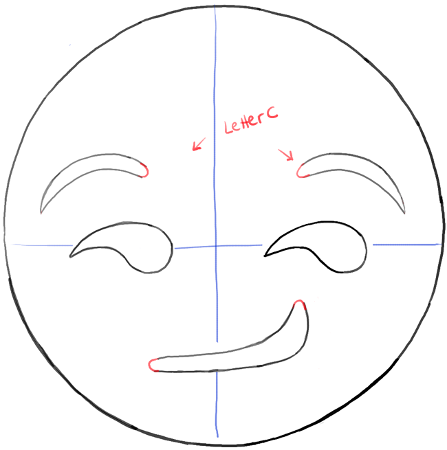 How to Draw the Smirking Emoji Face with Easy Steps How to Draw