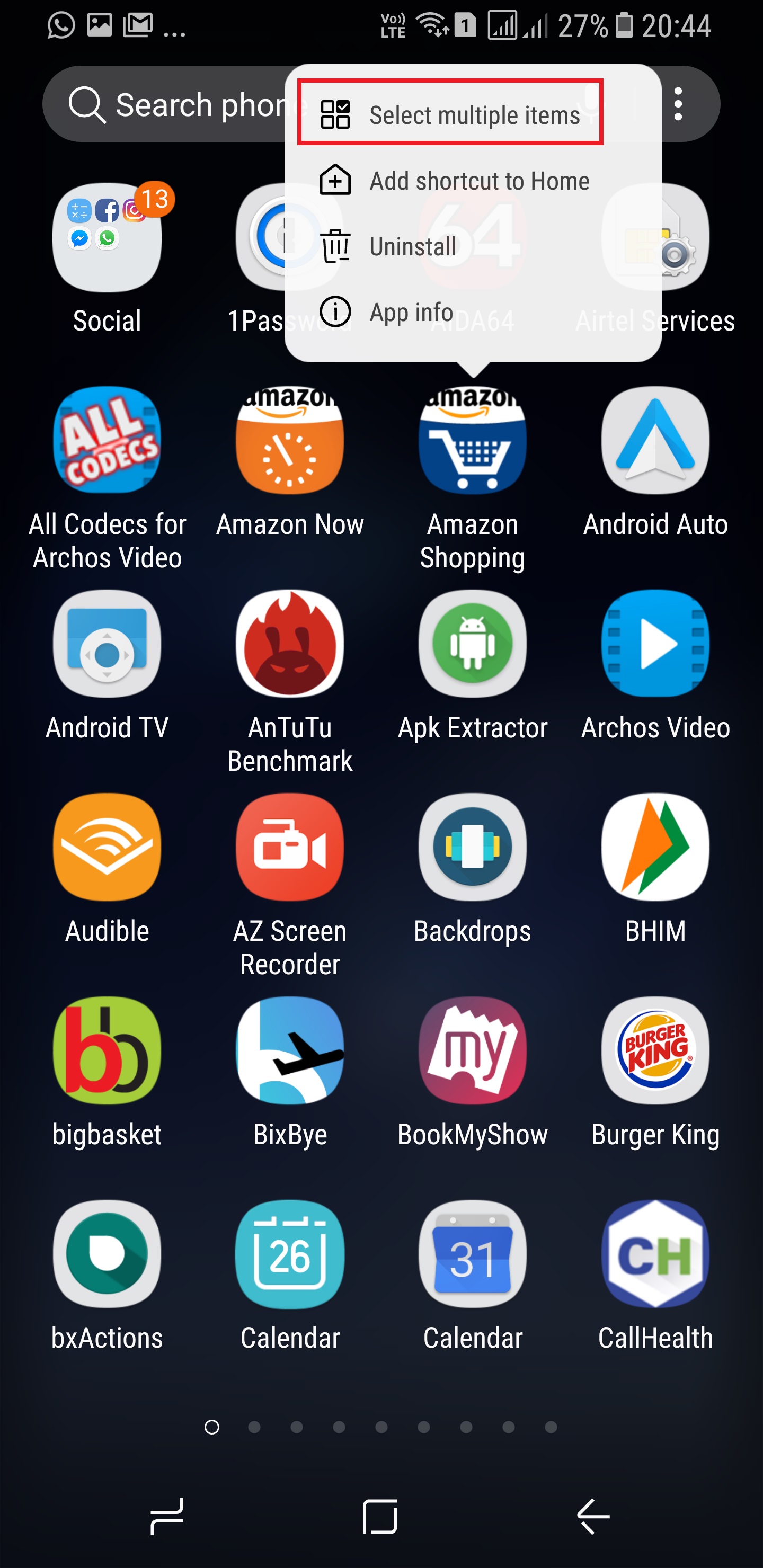 Galaxy S8 Tip Here's how you create folders inside the app drawer