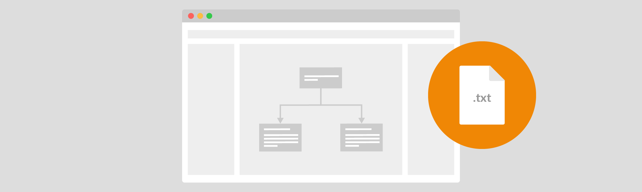 Extract text with the draw.io text plugin draw.io