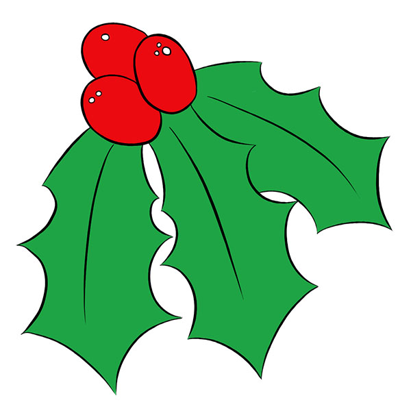 How to Draw Mistletoe Easy Drawing Tutorial For Kids