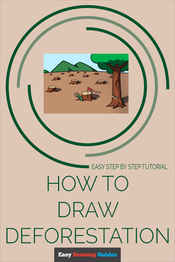 How to Draw Deforestation Really Easy Drawing Tutorial